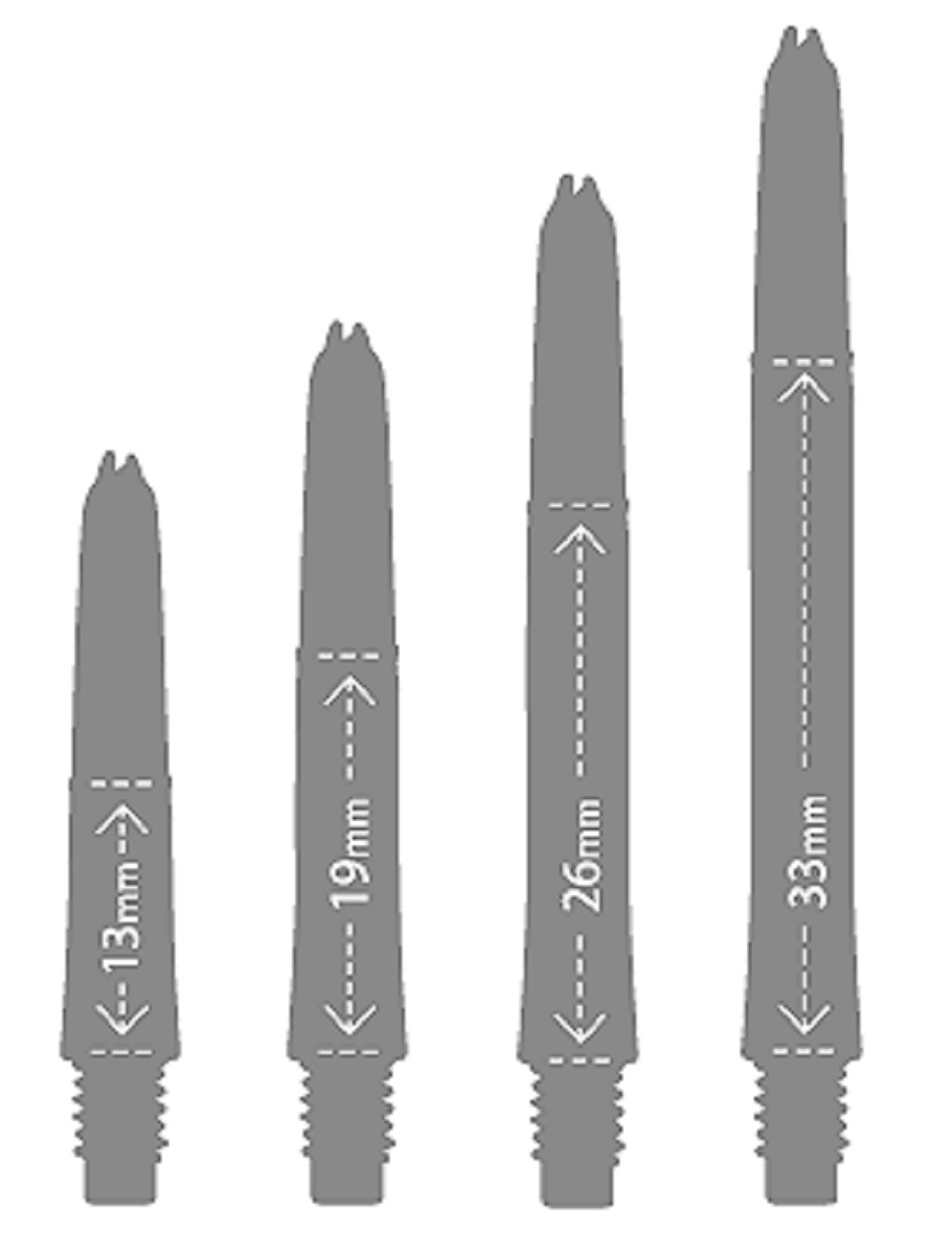 L-Style Locked L-Shaft Straight - Black