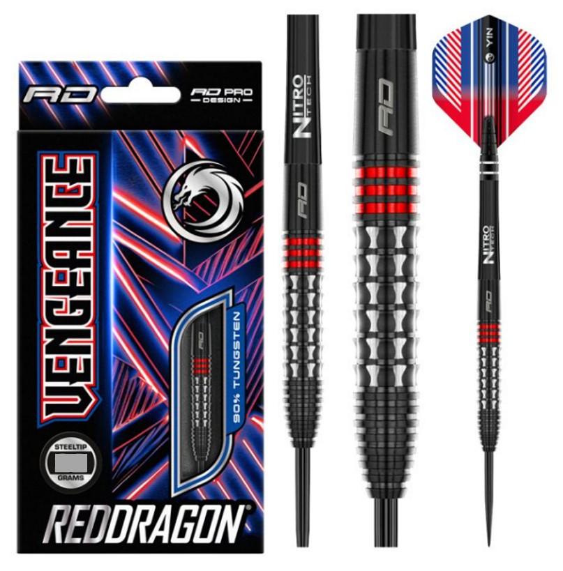 RedDragon Vengeance Red - Steeldart
