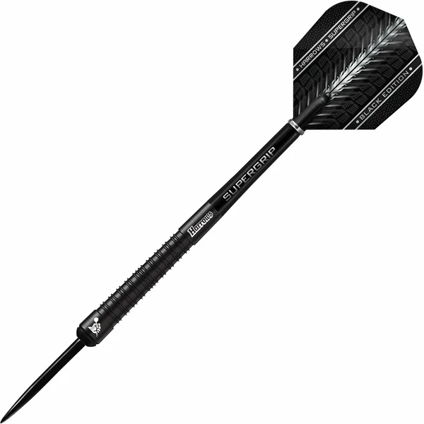 Harrows Supergrip Black Darts - Steeldart