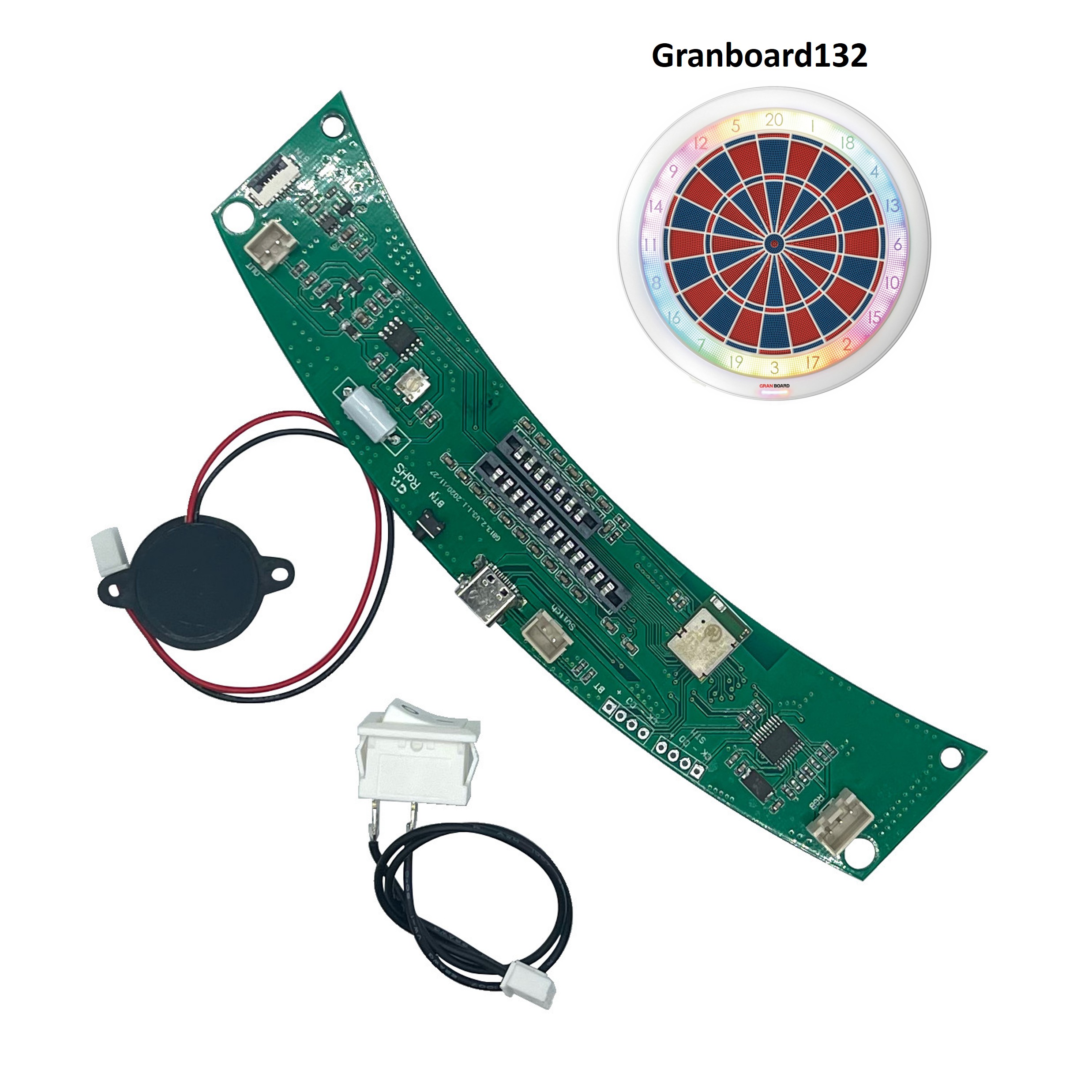 Gran Darts - GRANBOARD 132 PCB Platine - Ersatzteil