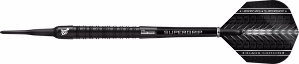 Harrows Supergrip Black Darts - Softdart