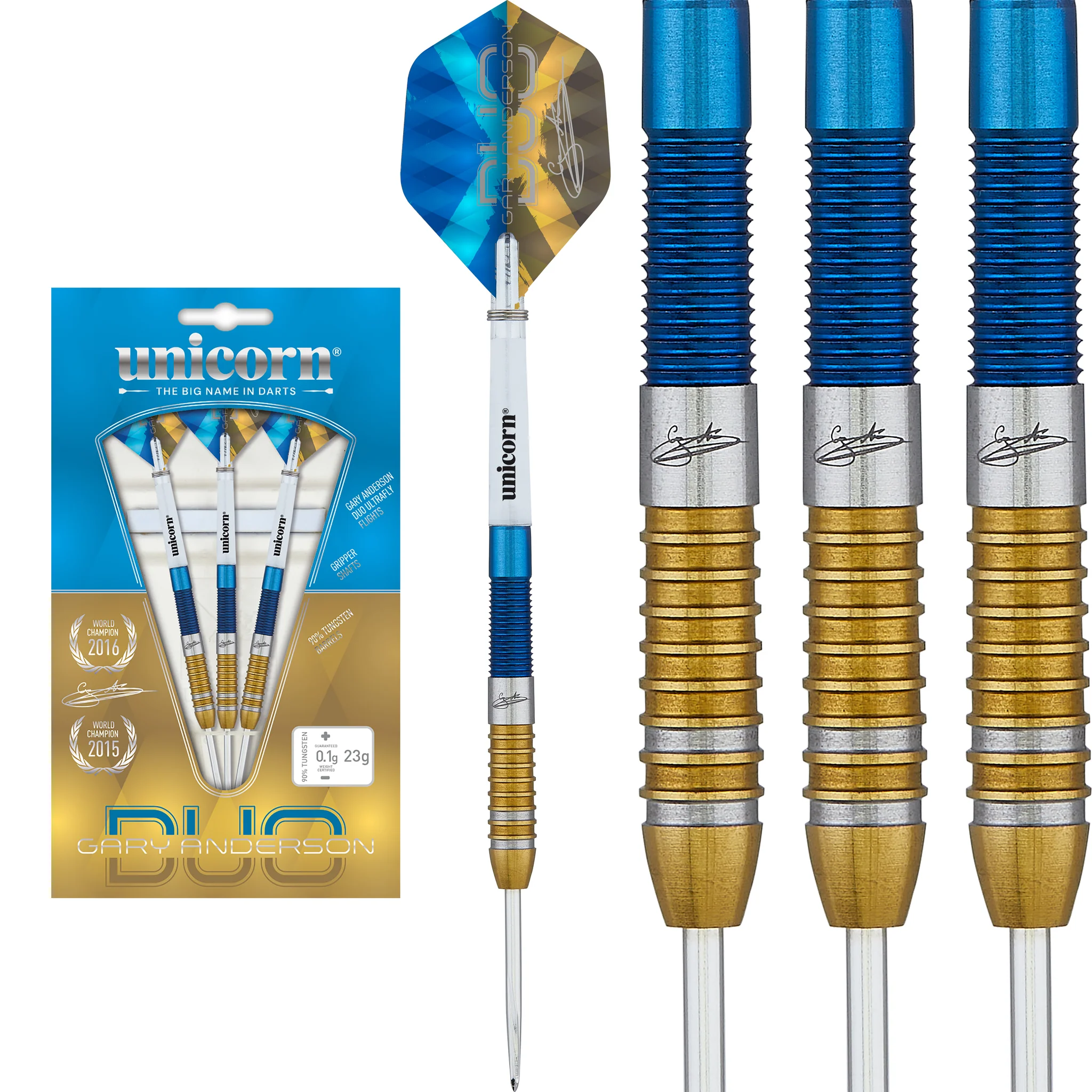 Gary Anderson Duo 90% Unicorn - Steeldart