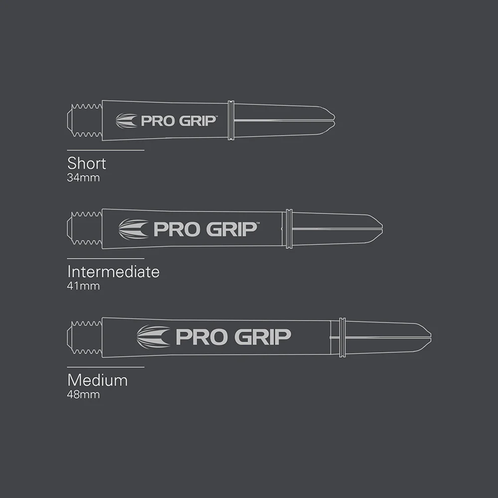 9er Packung Target Shaft Pro Grip - Yellow