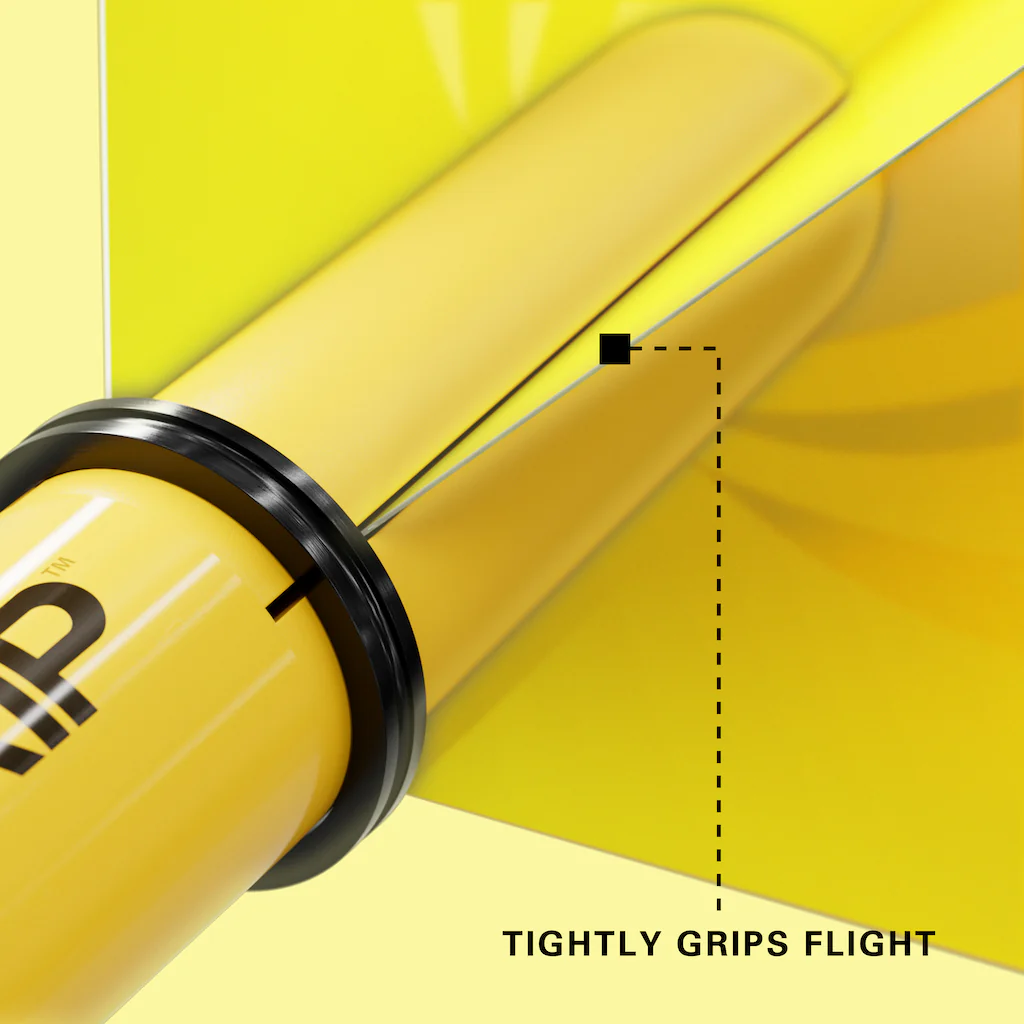 9er Packung Target Shaft Pro Grip - Yellow