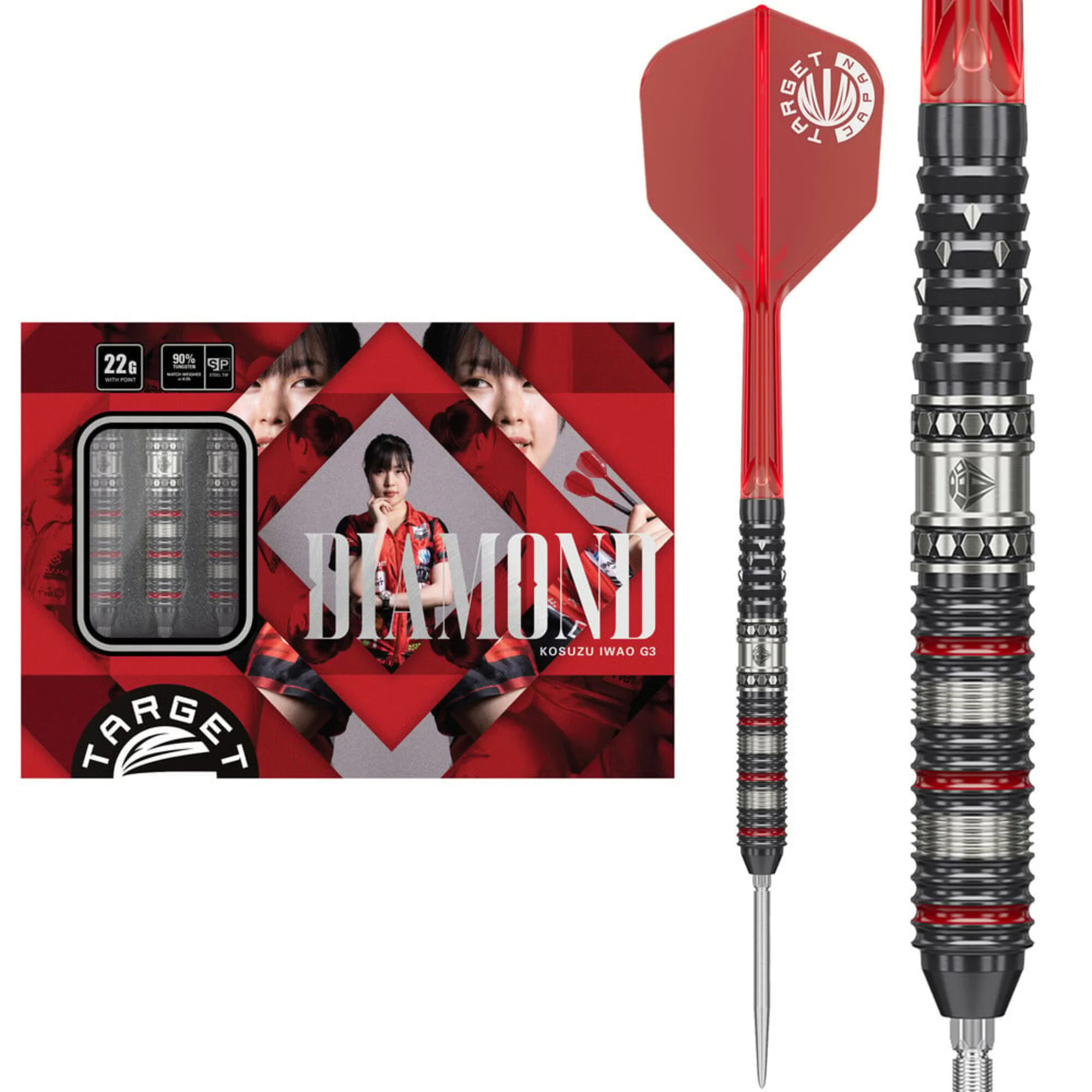 Target Japan Prime Series Diamond Gen3 90% Swiss Point - Steeldart
