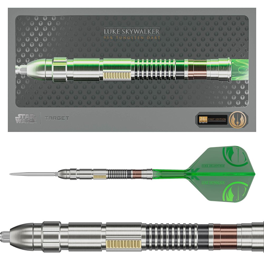 Star Wars - Target Luke Skywalker Jedi Knight Lightsaber - First Edition 95% Tungsten - Steeldarts