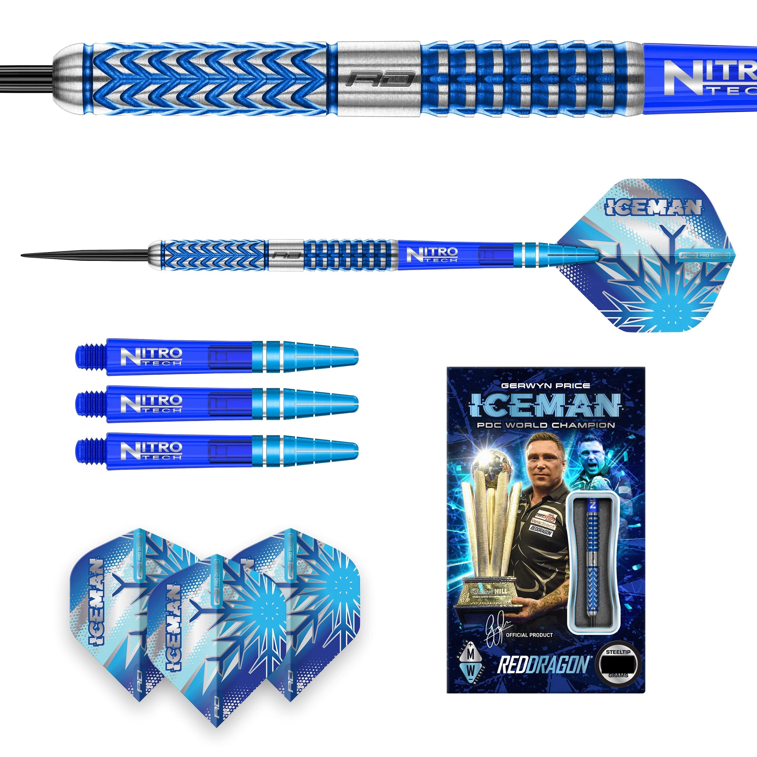 Gerwyn Price Glacier RedDragon - Steeldart