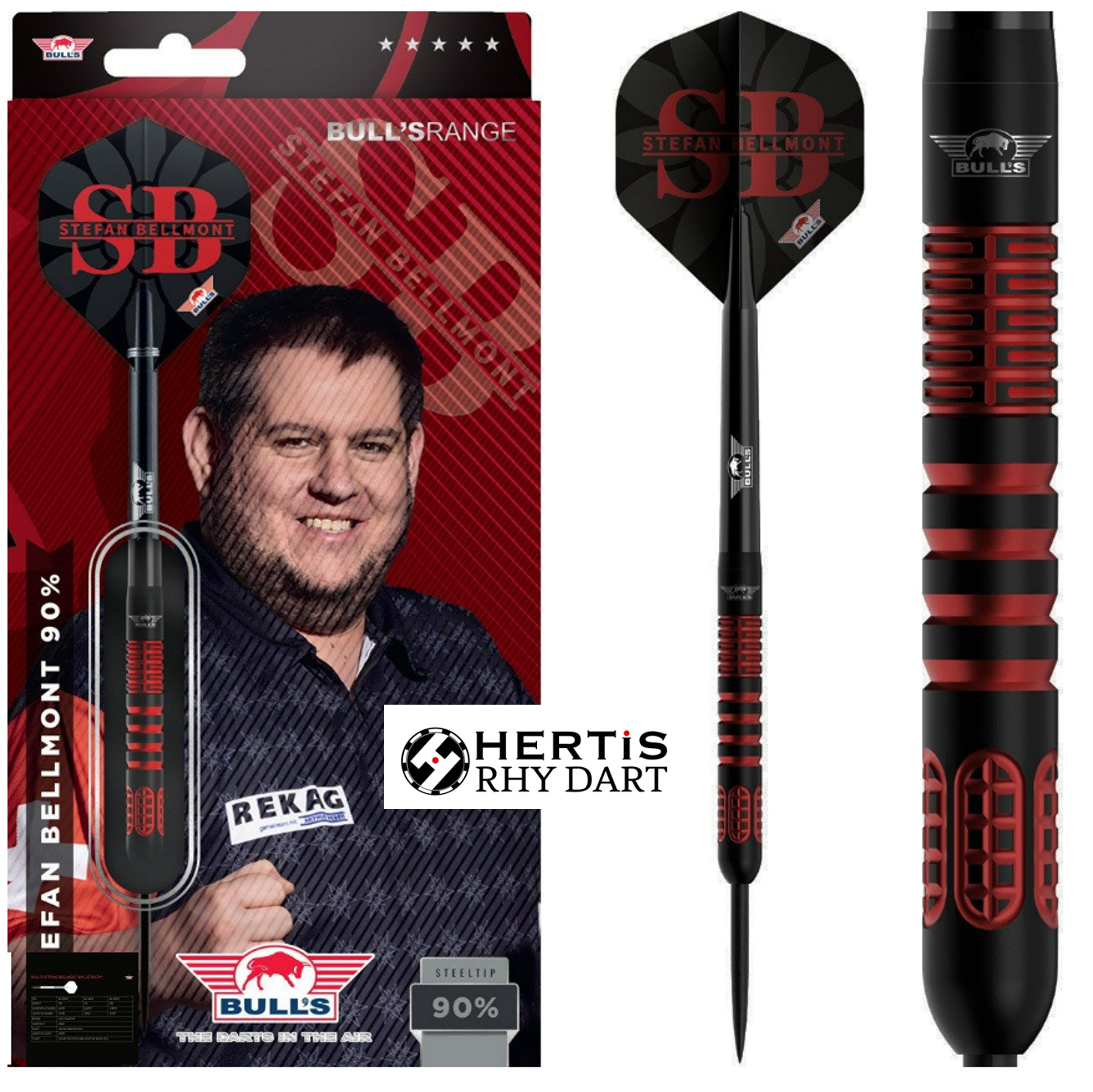 Stefan Bellmont Bull's NL 90% - Swiss Dartspieler - Steeldart