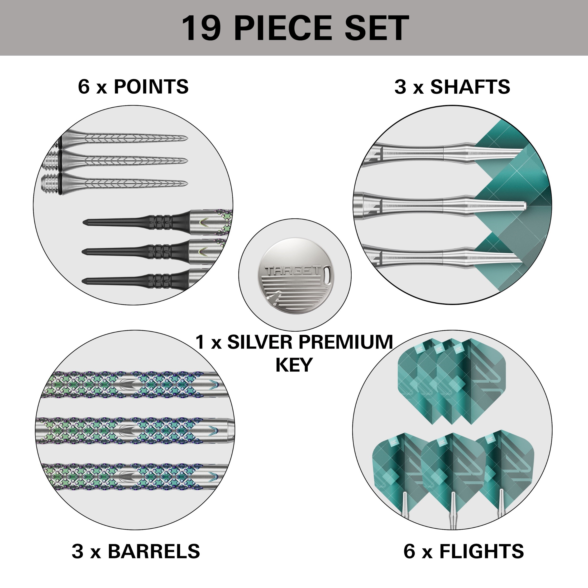 Rove 10 Target Soft Tip Darts 2024 - Softdart