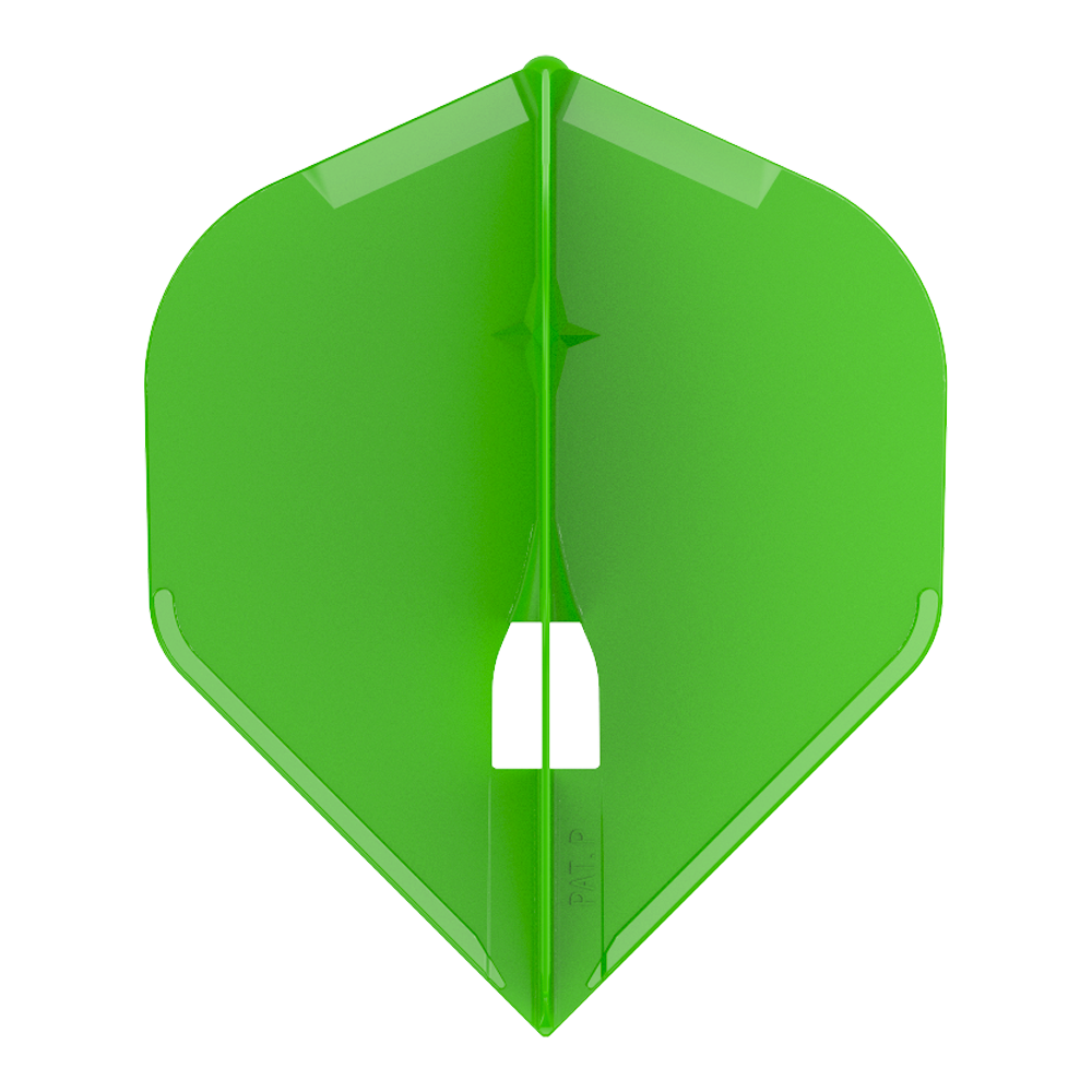 L-Style L1 Pro Champagne Standard Flight - Lime Green