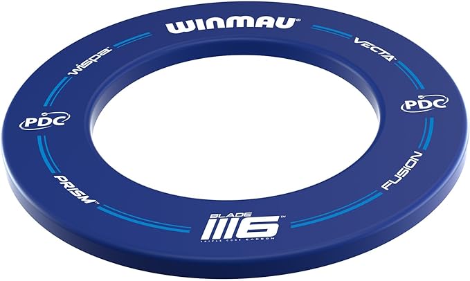 Winmau Dartboard Surround mit Aufdruck - Blau