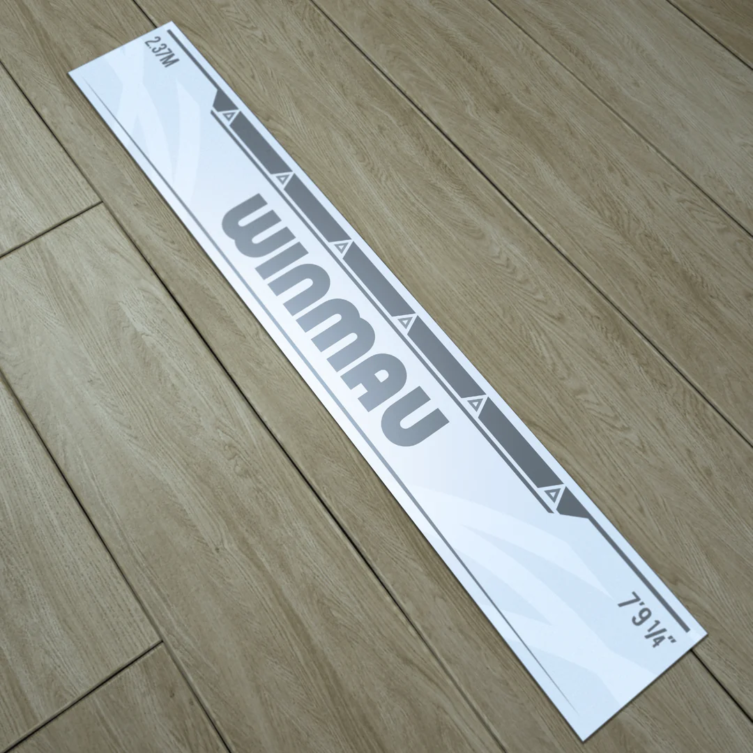 Winmau White Oche Abwurflinie - Weiss