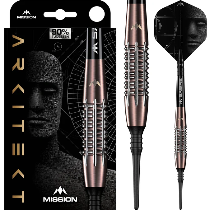 Mission Arkitekt Darts - 90% Bronze - Softdart