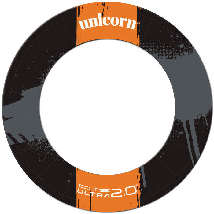Unicorn Professional Dartboard Surround Ultra 2.0 - Schwarz/Grau/Orange
