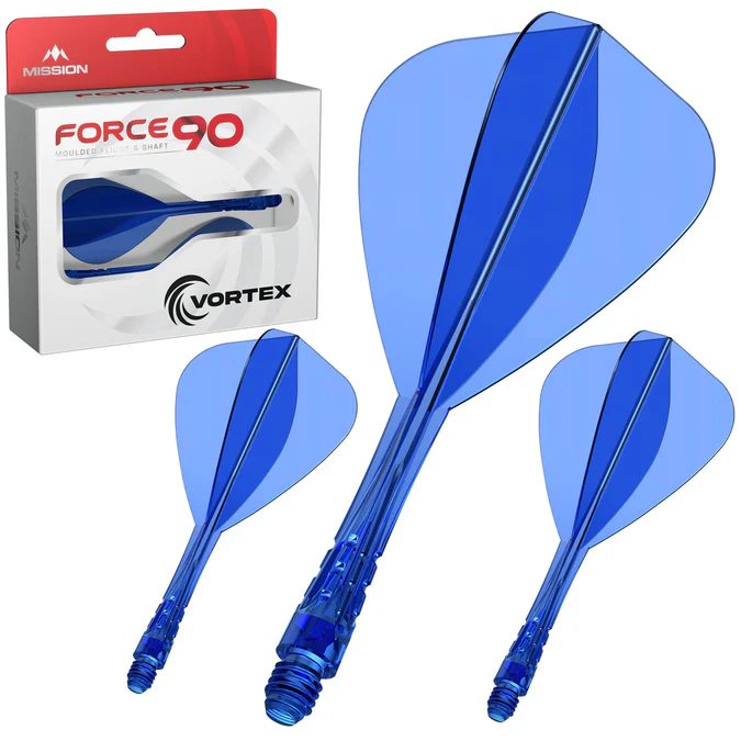 Mission Force 90 Vortex - Flight-Shaftsystem - Kite - blue