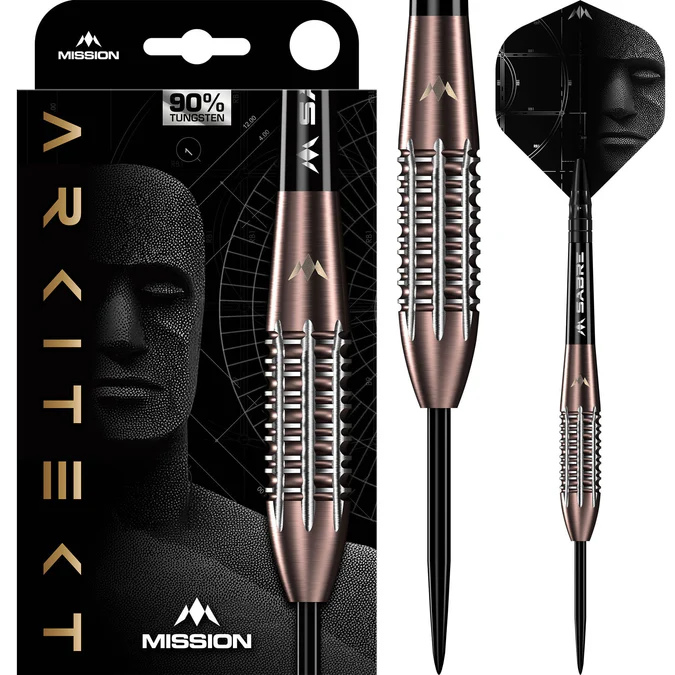 Mission Arkitekt Darts - 90% Bronze - Steeldart