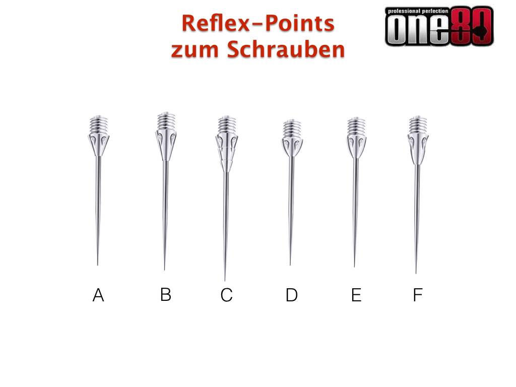 One80 Reflex Wechselspitzen - Verschiedene Modelle