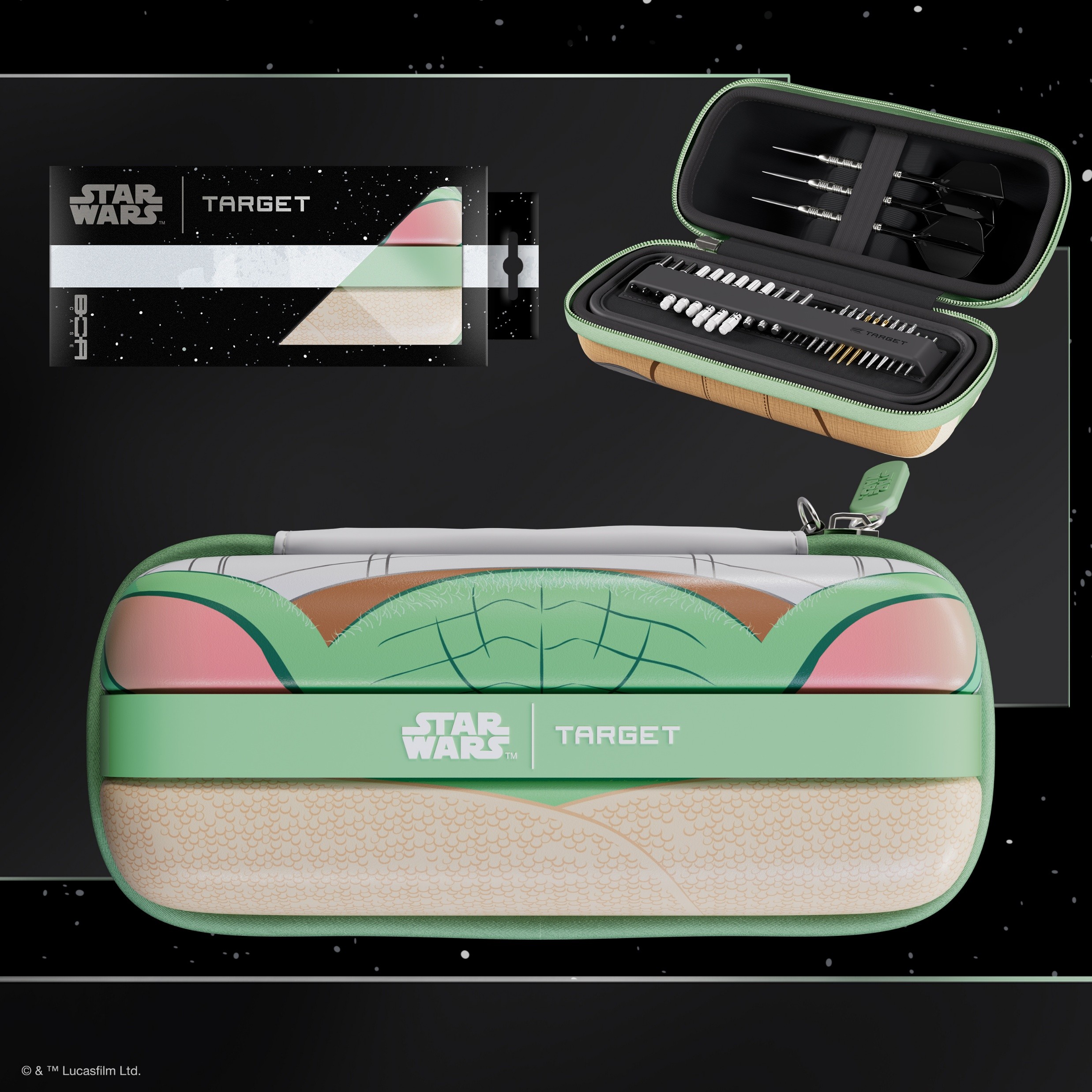 Target Star Wars Grogu Boa Dart Case - Darttasche