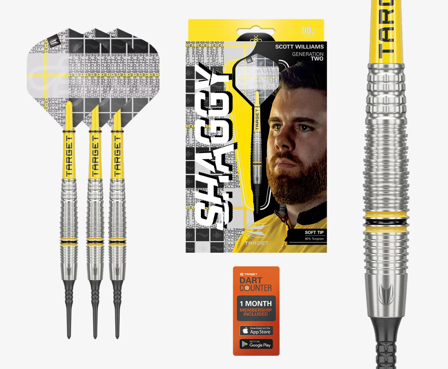 Scott Williams G2 90% Target - Softdart