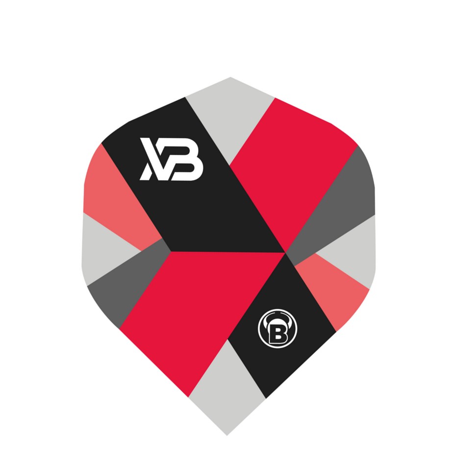 Xanti Van den Bergh - Bull's Powerflite - Standard No.2 Black/Red