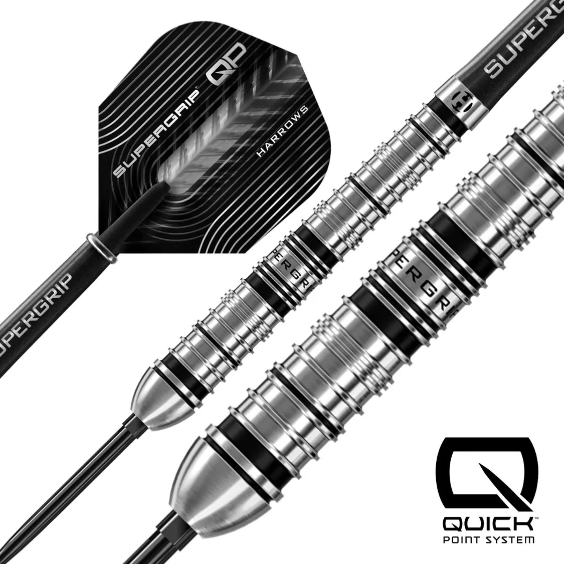 Harrows Supergrip QP - Quick Point Darts - Steeldarts