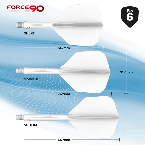 Mission Force 90 - Flight & Shaft System - White - Small No.6