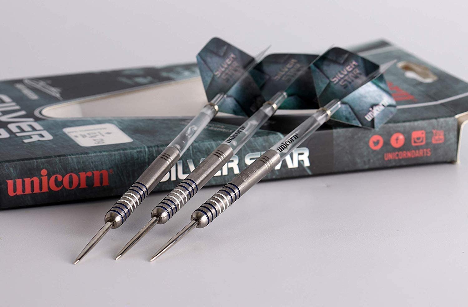Gary Anderson Silver Star Unicorn - Steeldart