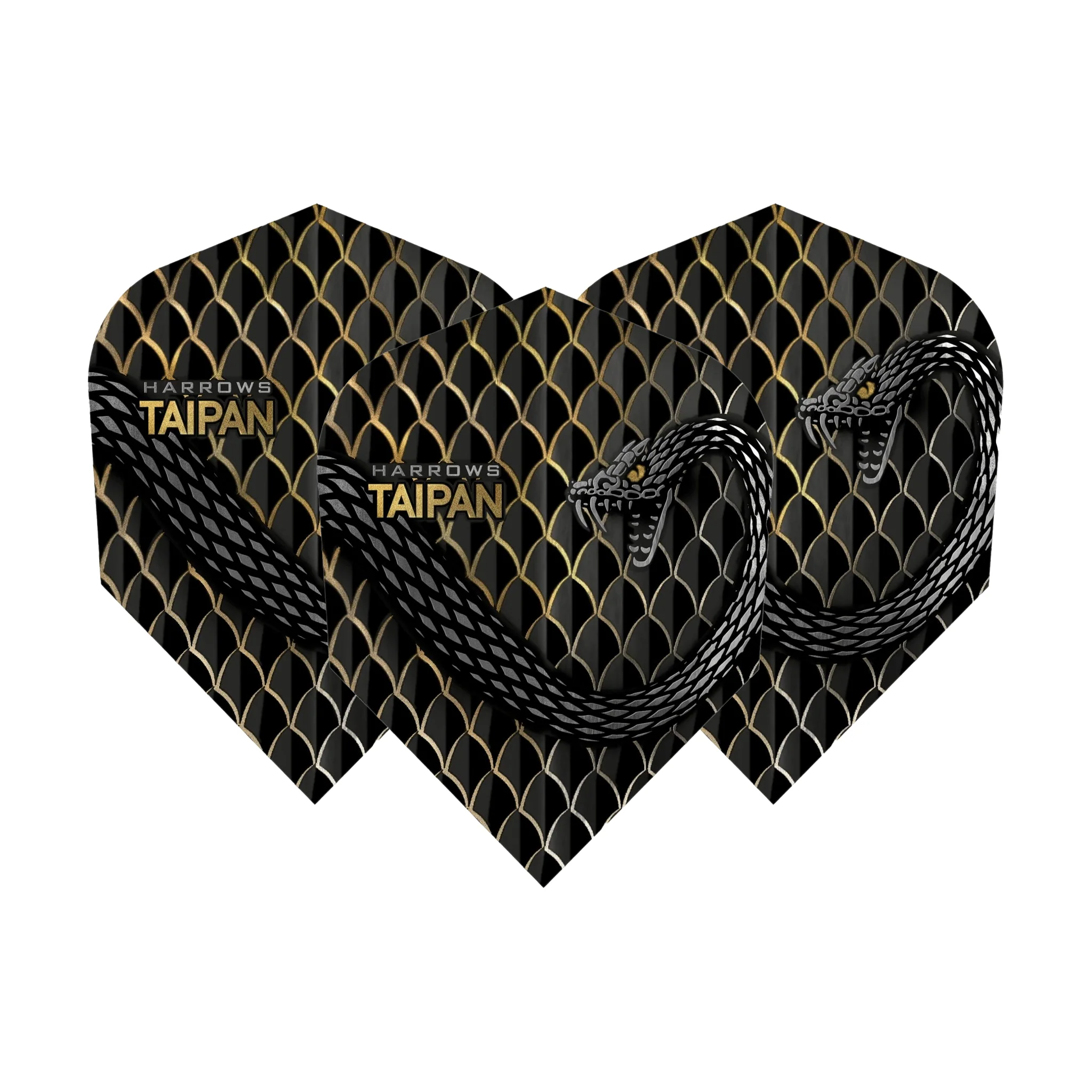 Harrows Taipan Dart Flights - No6 - Gold