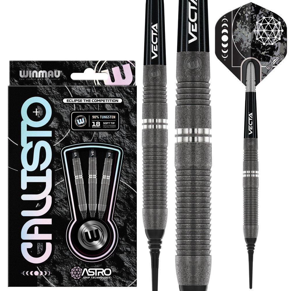 Winmau Callisto3 - 90% Tungsten - Softdart