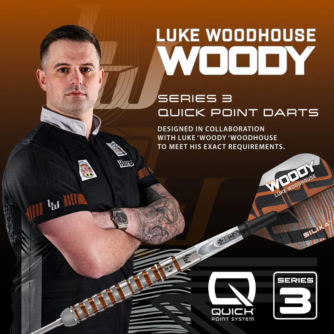 Luke Woodhouse Series 3 - Harrows Quick Point System - Steeldarts