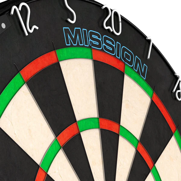 Samurai Infinity Mission Professional Dartboard - Black Ring