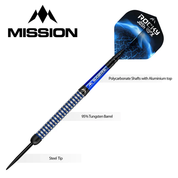 Josh Rock Darts v1 - 95% - Rocky - Misson Steeldart