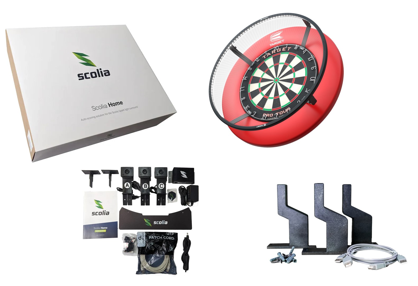 Scolia Home Zählsystem Bundle mit Target 360° Beleuchtung