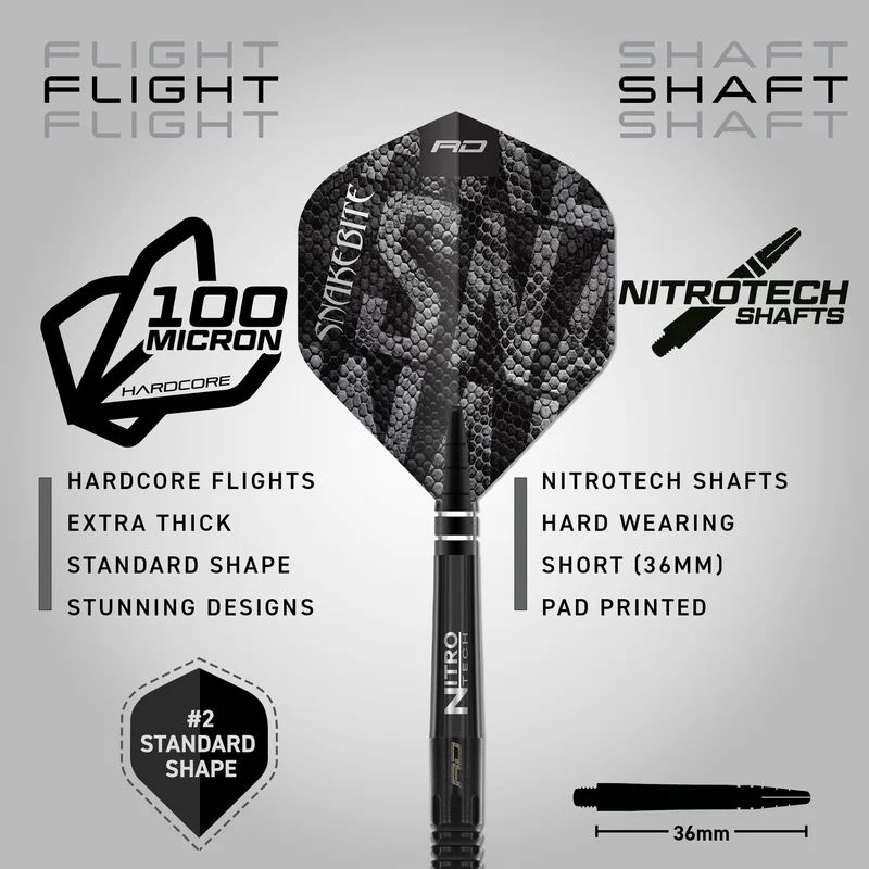 Peter Wright Black Mamba RedDragon - Softdart