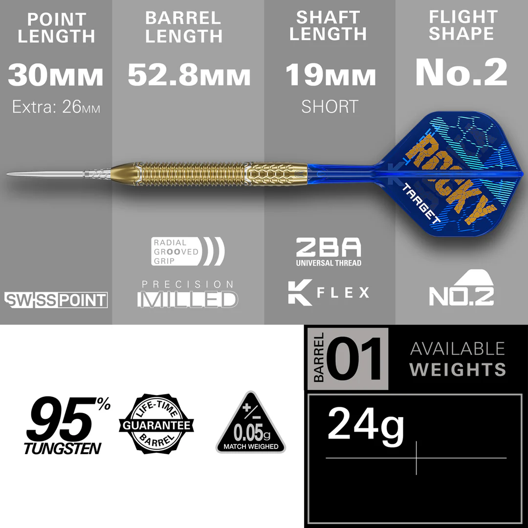 Josh Rock Limited Edition Target SP 95% - Steeldart