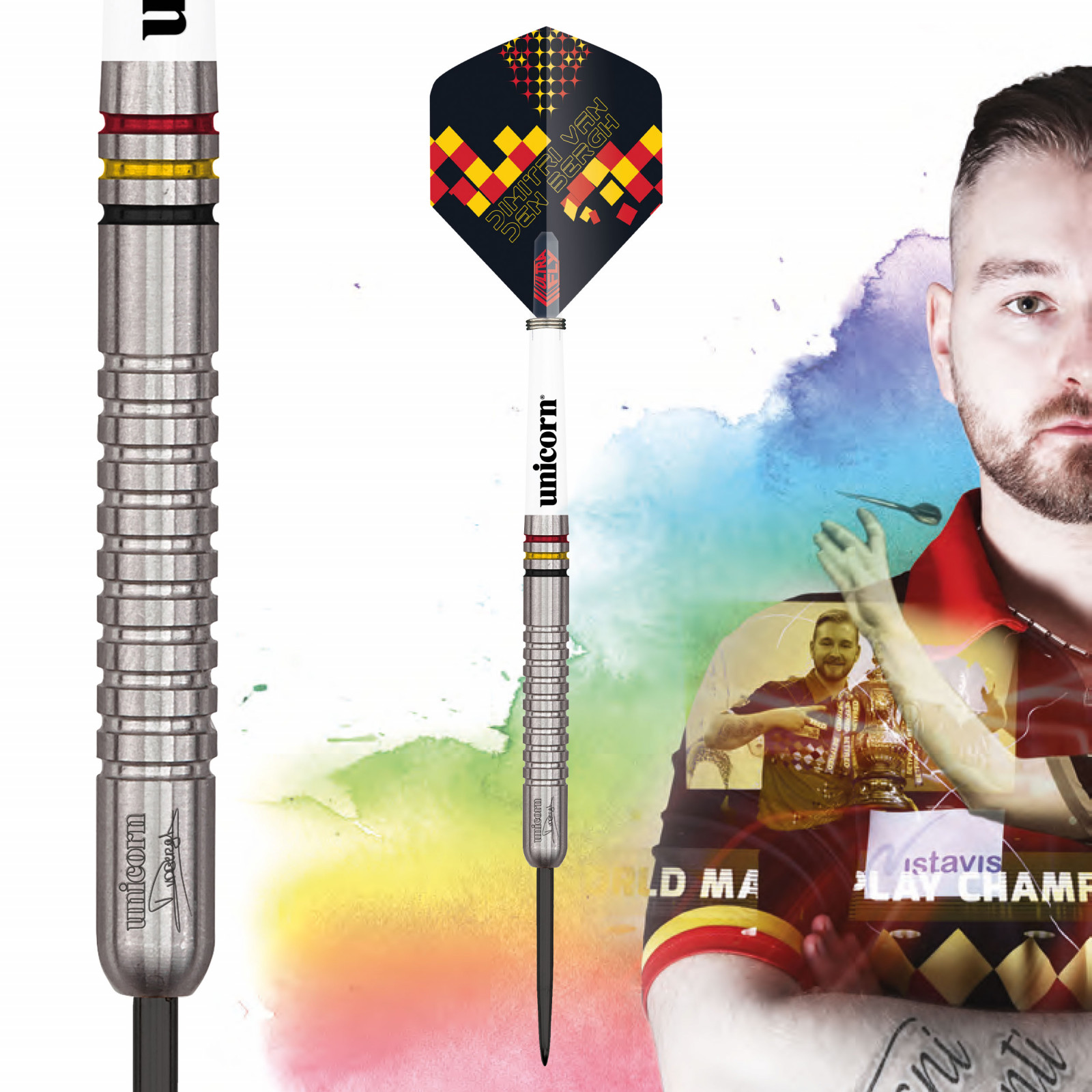 Dimitri van den Bergh Premier 2022 Unicorn - Steeldart