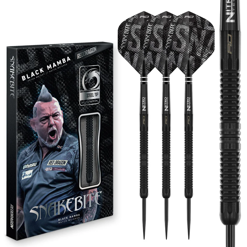Peter Wright Black Mamba RedDragon - Steeldart