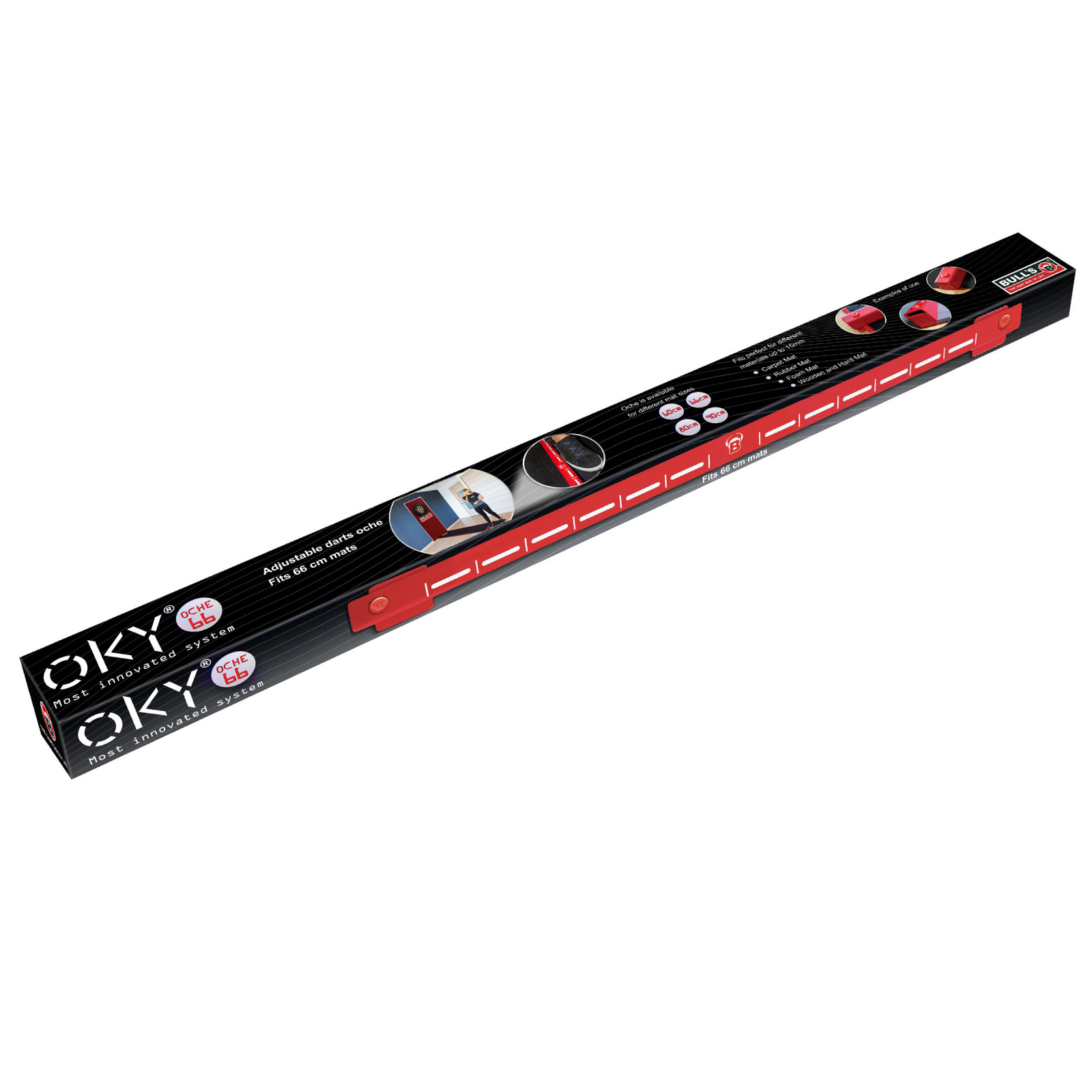 Oky System O66 Bull's - Red Raised Oche