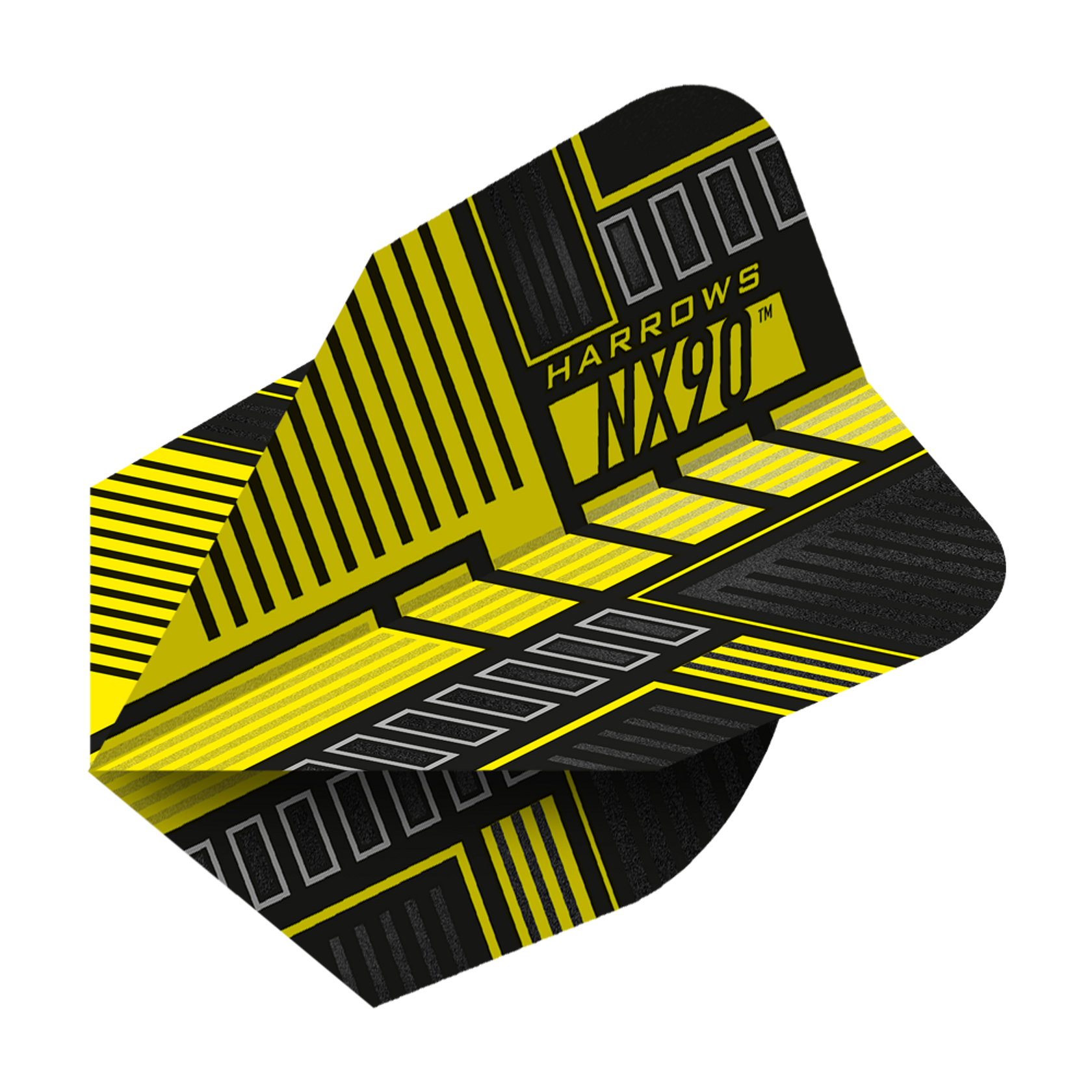 Harrows NX90 Dart Fligth No.2 - black yellow