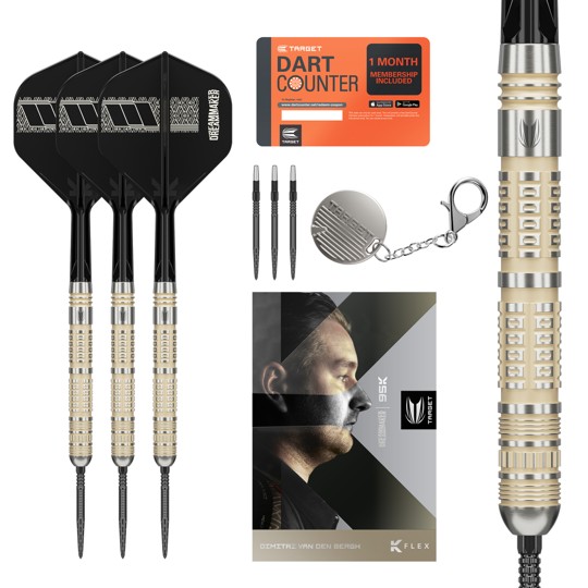 Dimitri van den Bergh 95K Swiss Point Target - Steeldart