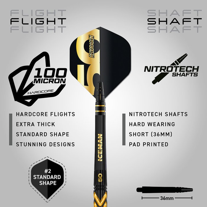 Gerwyn Price - 50 Years Red Dragon - Limited Edition Steeldart