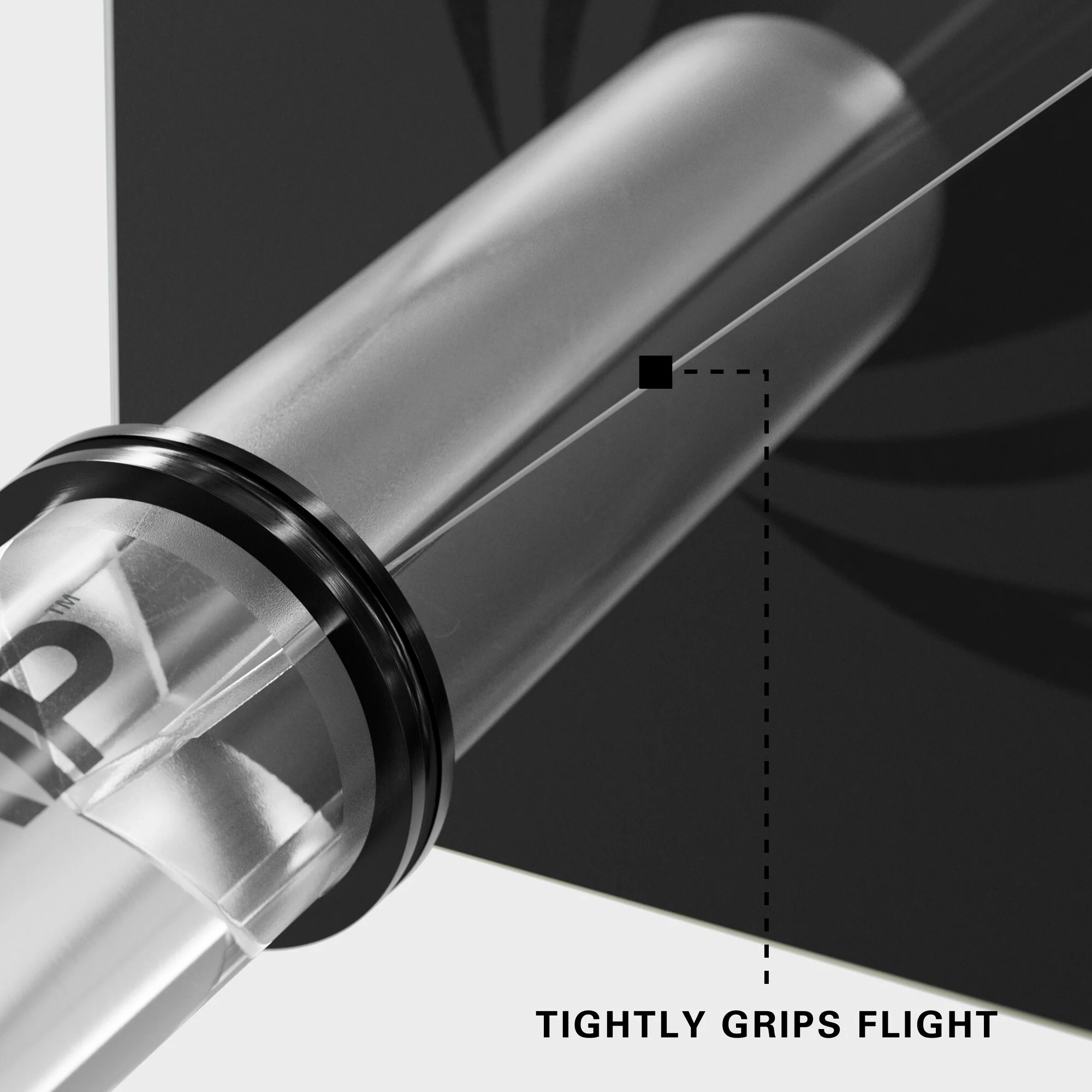 9er Packung Target Shaft Pro Grip - Clear