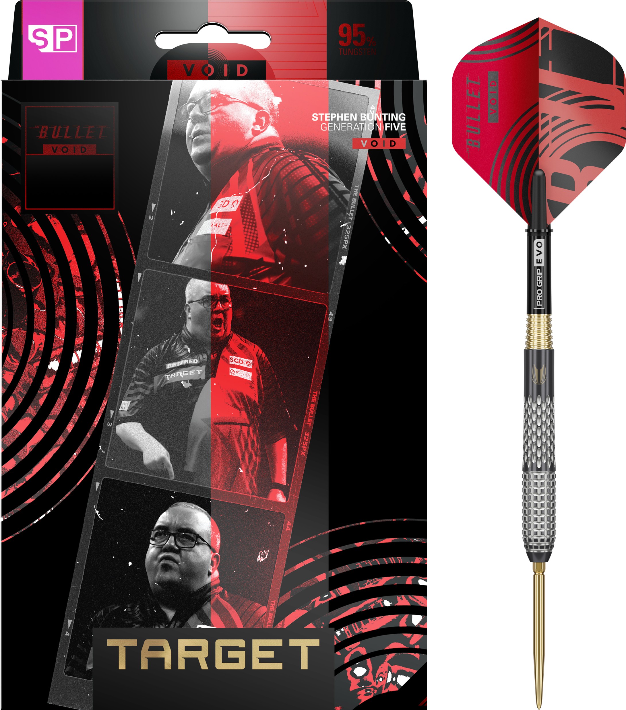 Stephen Bunting G5 Void 95% Target Swisspoint - Steeldart