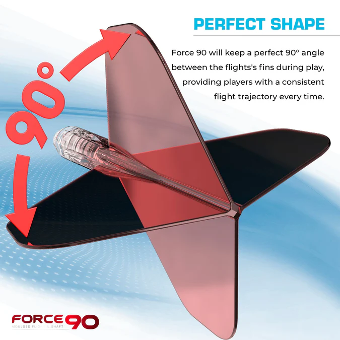 Mission Force 90 - Flight & Shaft System - Clear red - Standard No.2