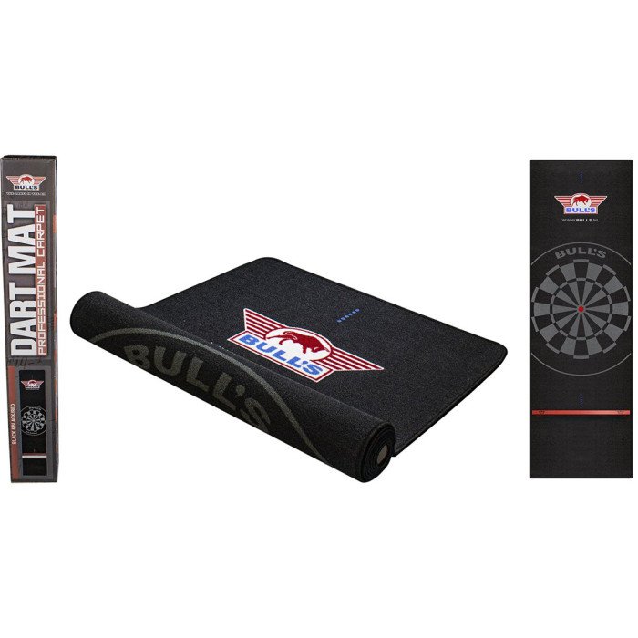 Bulls NL Carpet Dartmatte inkl. Oche 300 x 90 - Black/Red