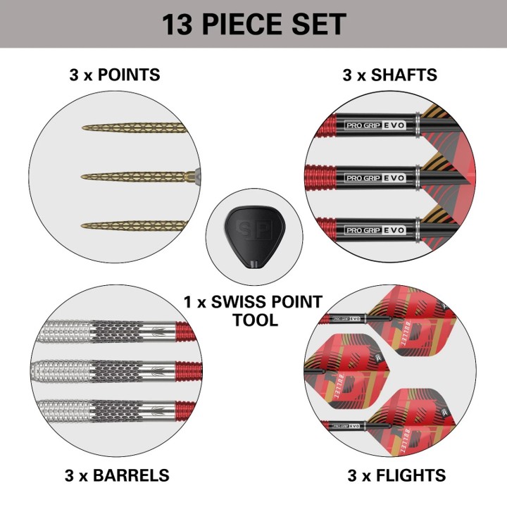 Stephen Bunting - Bullet Gen5 - 95% Tungsten - Steeldart