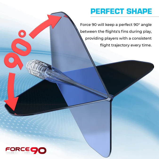 Mission Force 90 - Flight & Shaft System - Clear blue - Small No.6