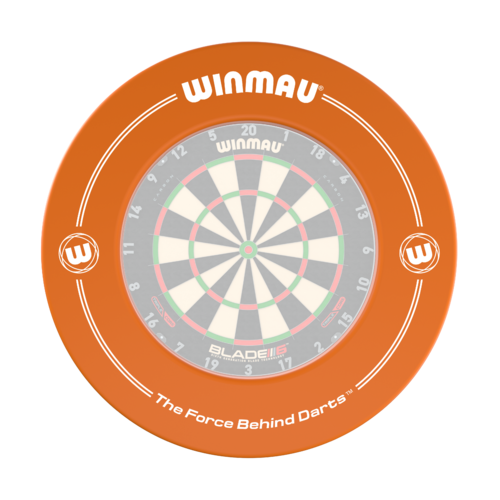 Winmau Dartboard Surround mit Aufdruck - Orange
