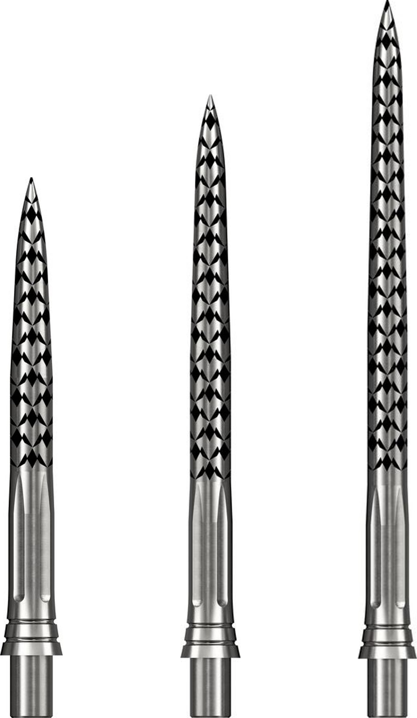 Mission Caliburn EVO Dart Points - Mission Logo Wechselspitzen - Silver