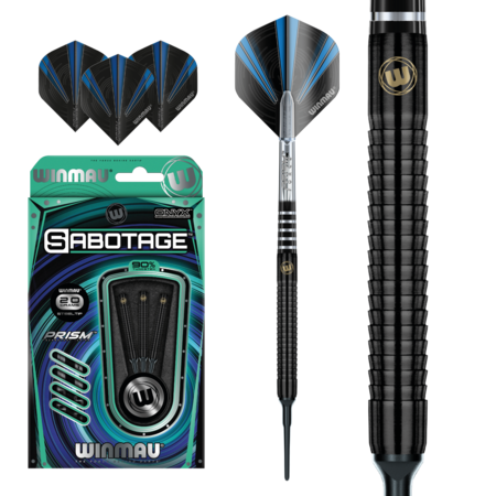 Sabotage Black Winmau - Softdart
